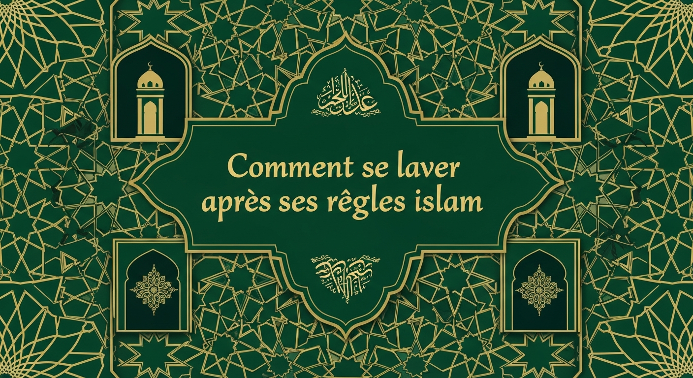 Comment se laver après ses règles en Islam : guide complet