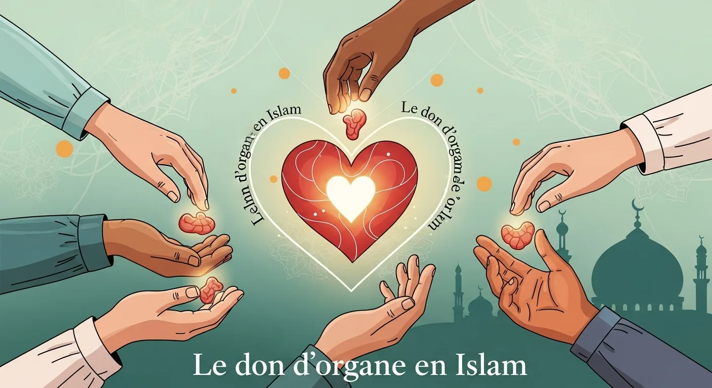 Musulman discutant du don d
