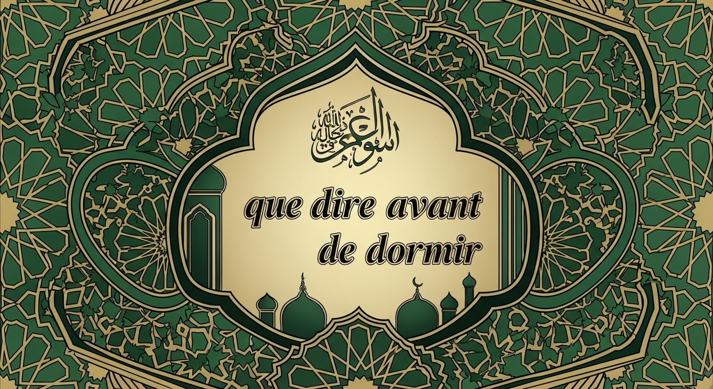 Musulman récitant des prières avant de dormir