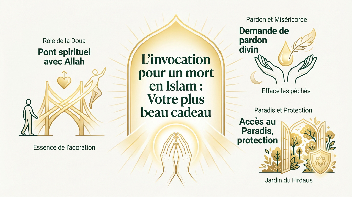 Mains ouvertes en signe de prière pour un défunt