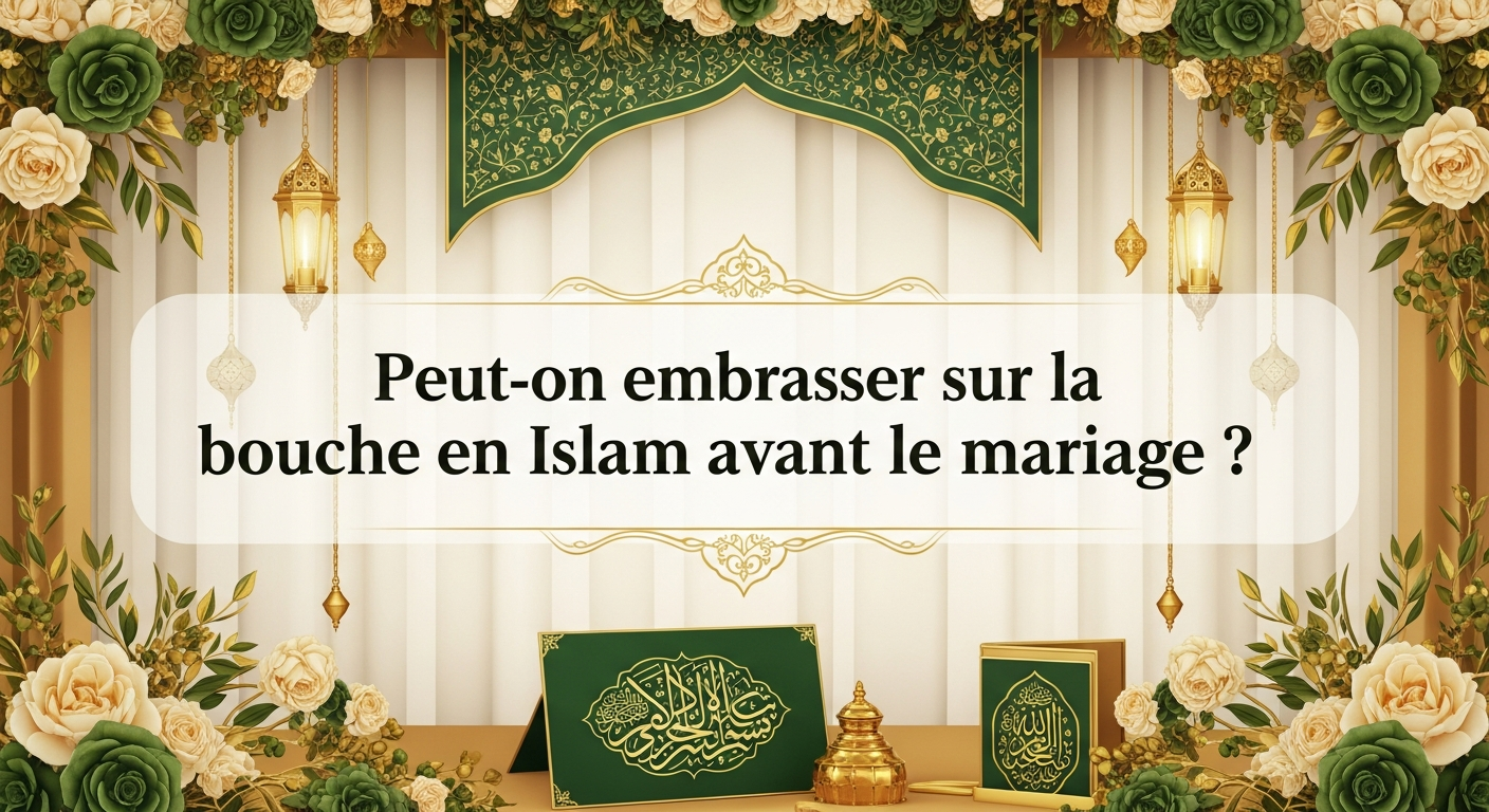 Couple musulman discutant des limites avant le mariage, ambiance respectueuse