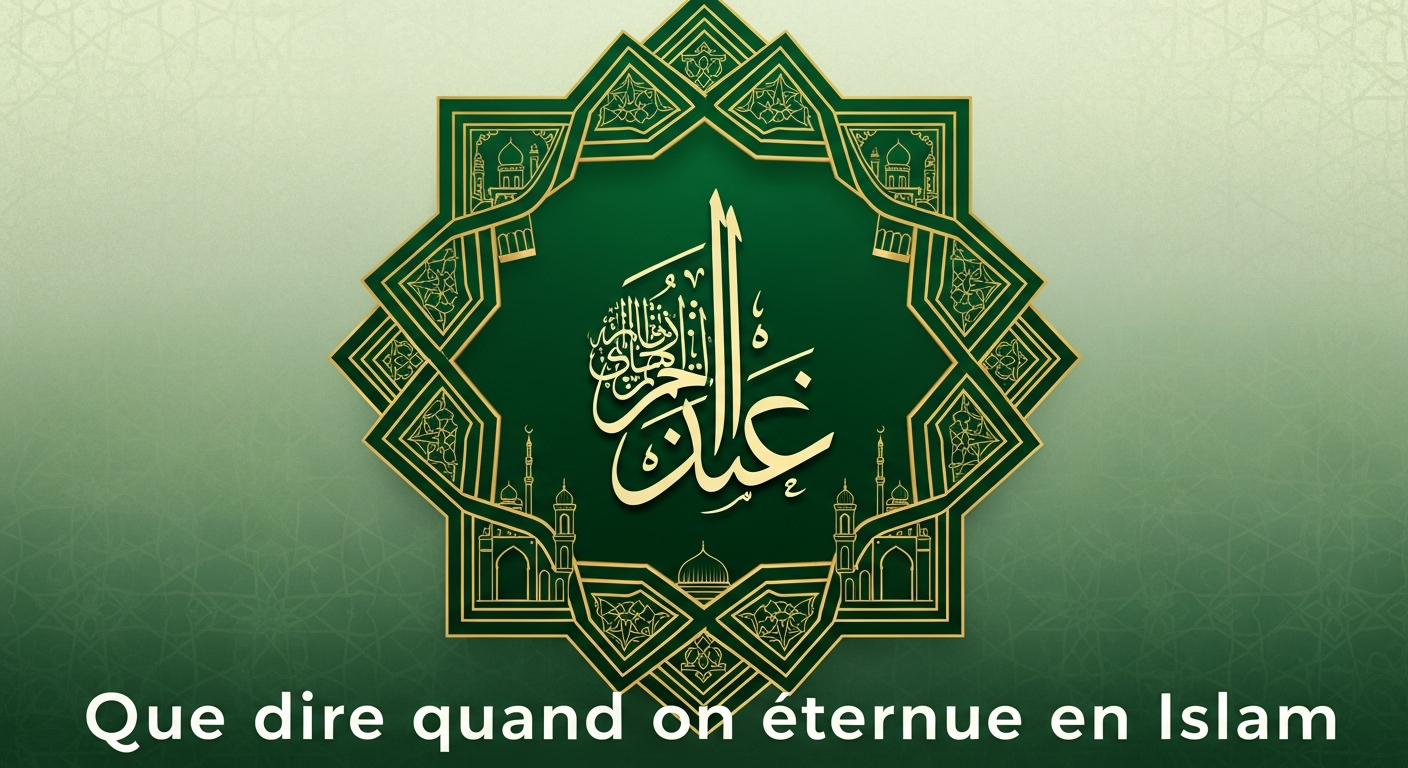 Deux personnes se saluant après un éternuement, geste de fraternité islamique