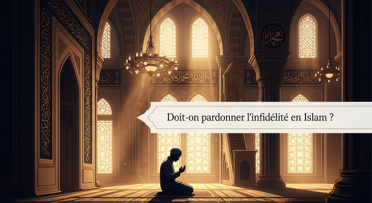 Femme musulmane en larmes en prière
