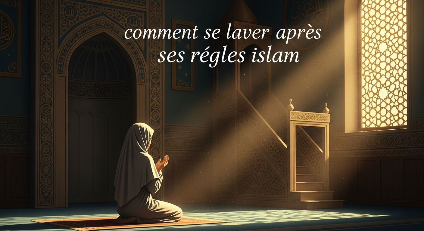 Femme musulmane priant après s