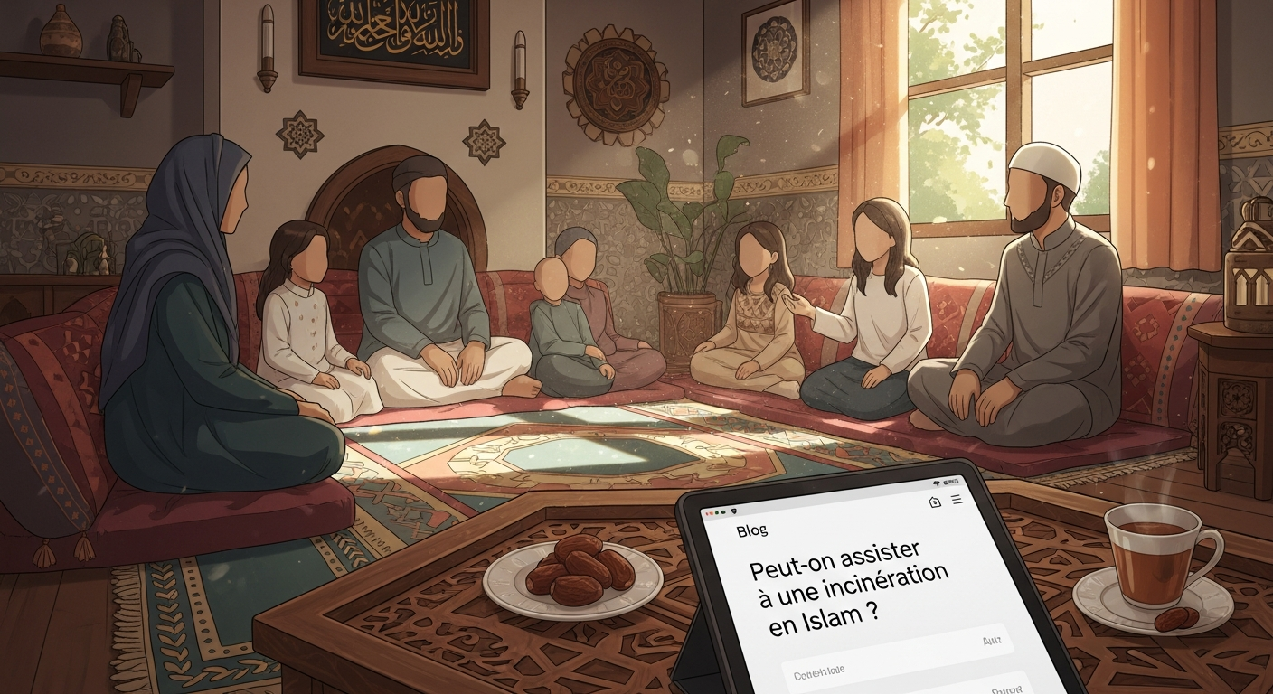 Une famille non-musulmane lors d