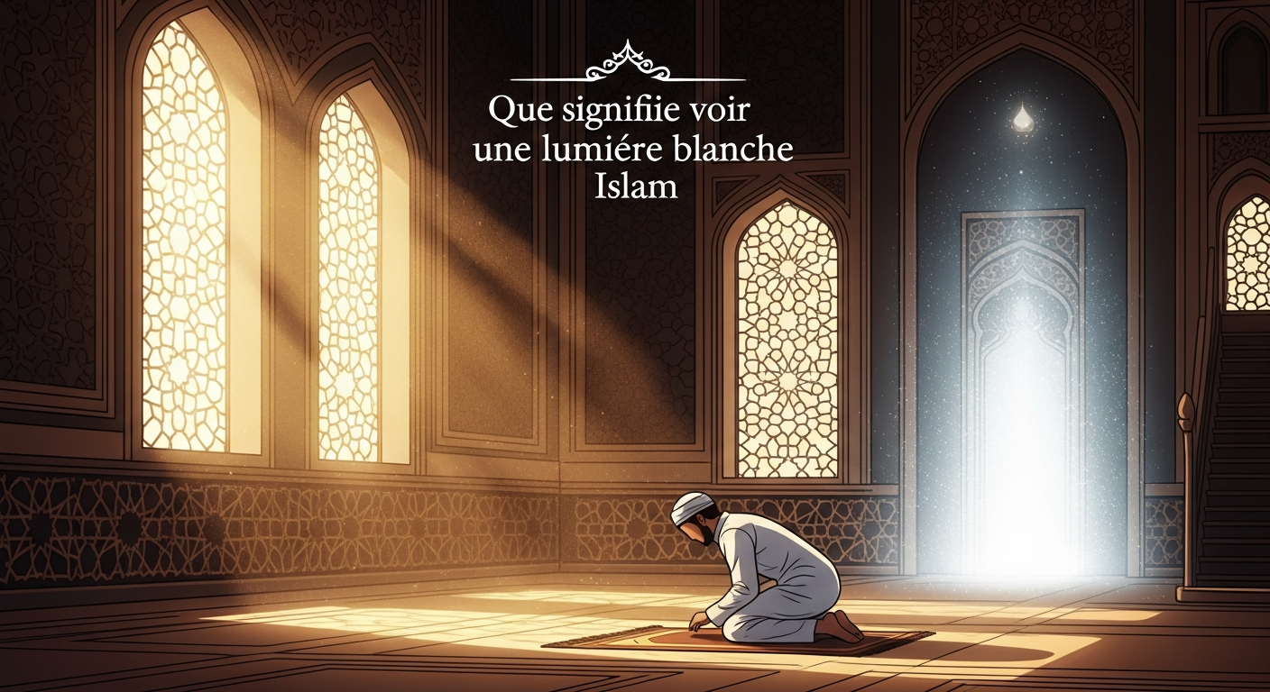Personne en prière entourée d
