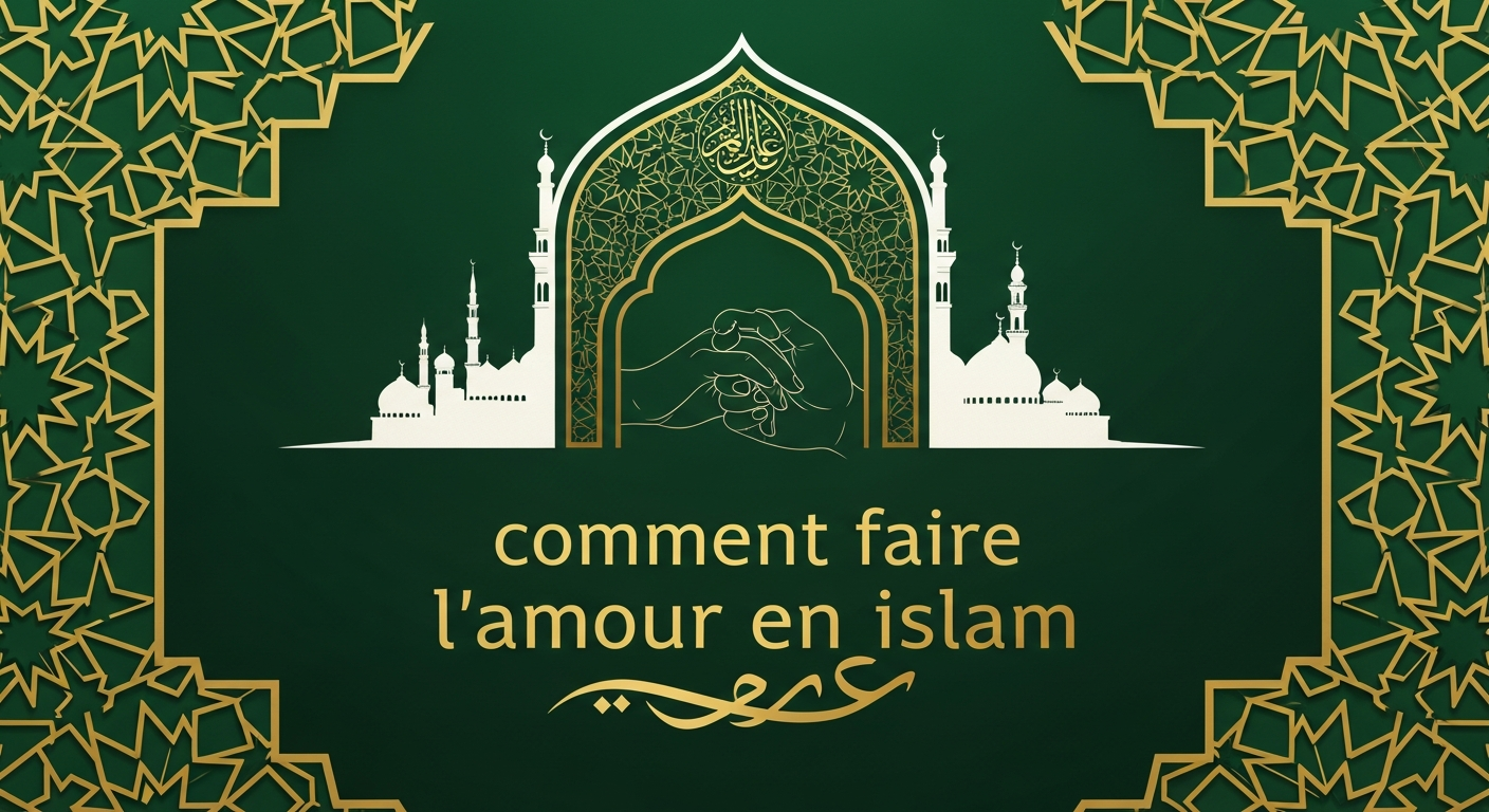 Couple musulman discutant des positions intimes autorisées en Islam
