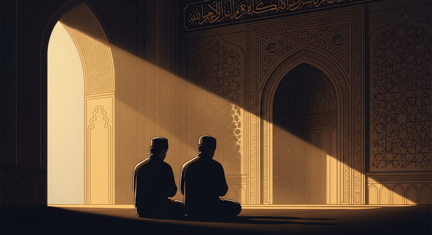 Prière collective après le mariage islamique