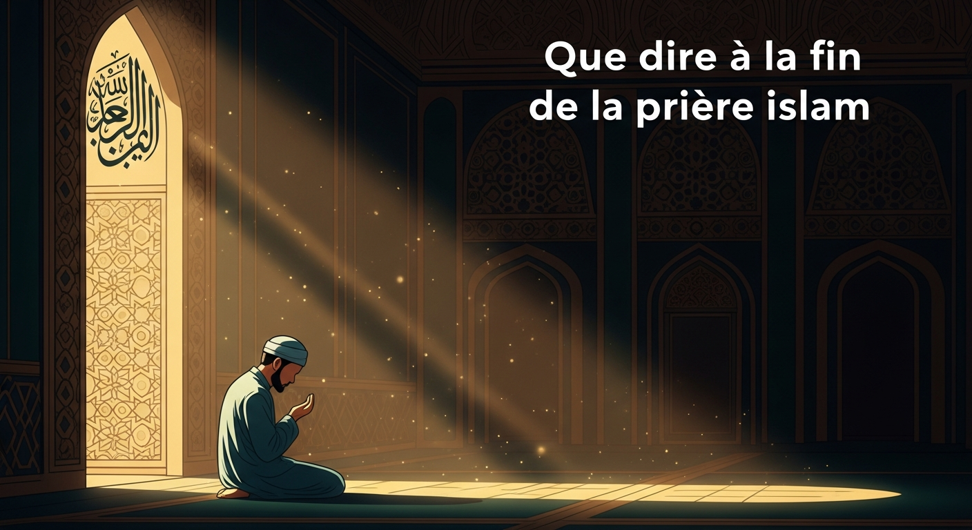 Que dire à la fin de la prière islam ? Les invocations essentielles