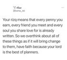 Comprendre le Rizq en Islam : une definition coranique