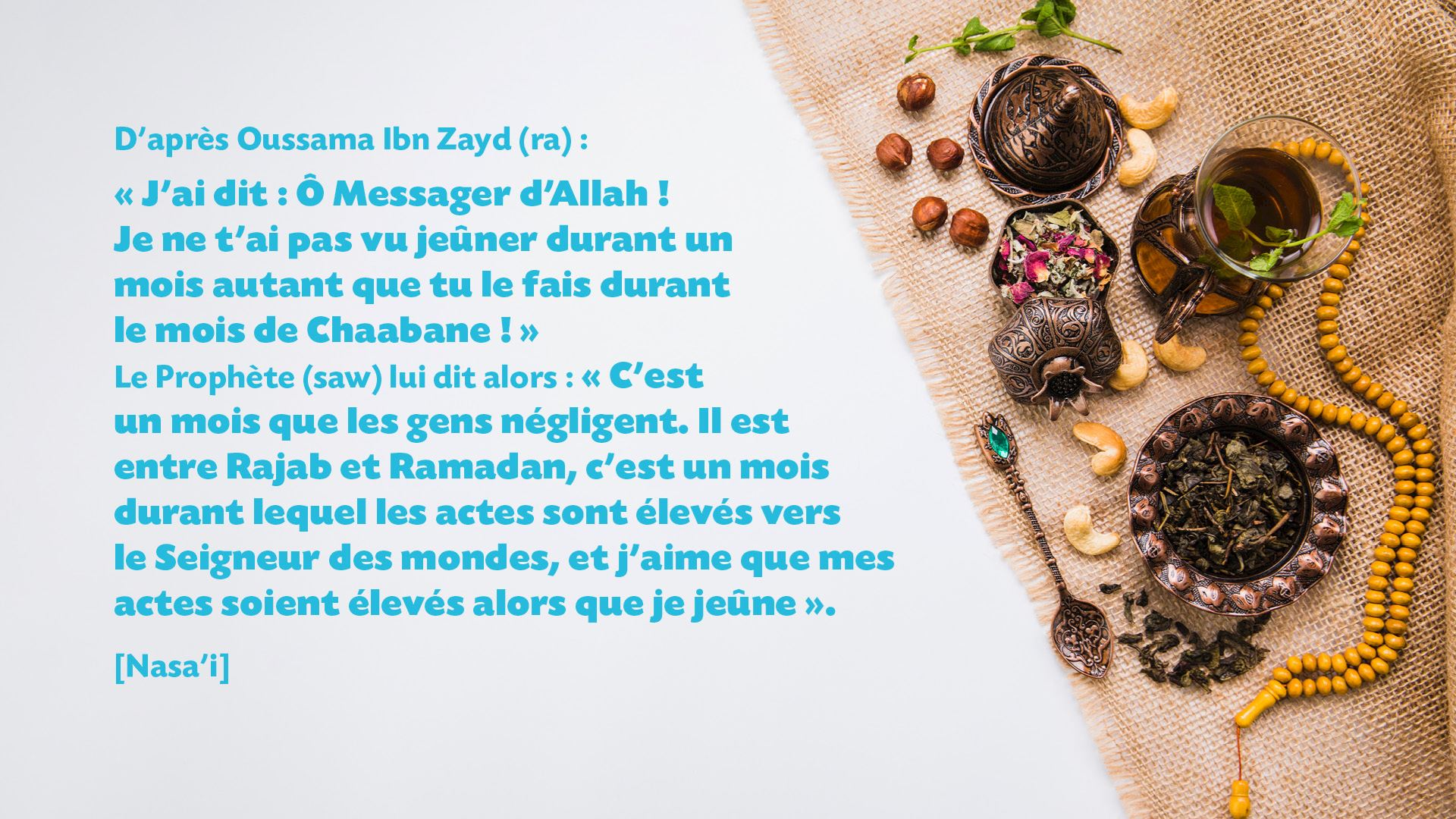 Les bienfaits spirituels du jeune des jours blancs