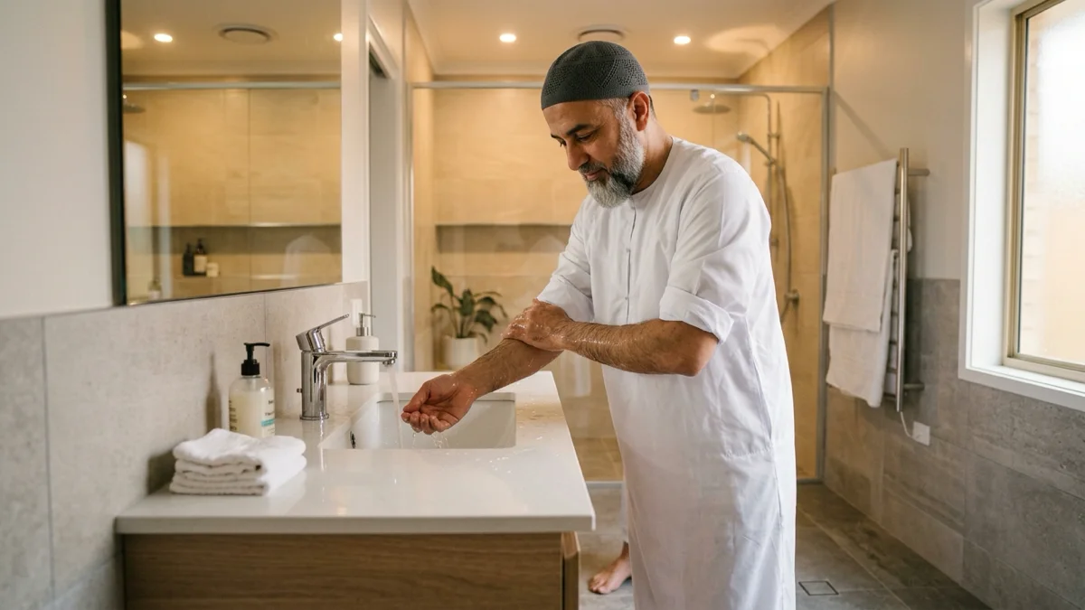 Les etapes du Ghusl : Fard et Sunnah