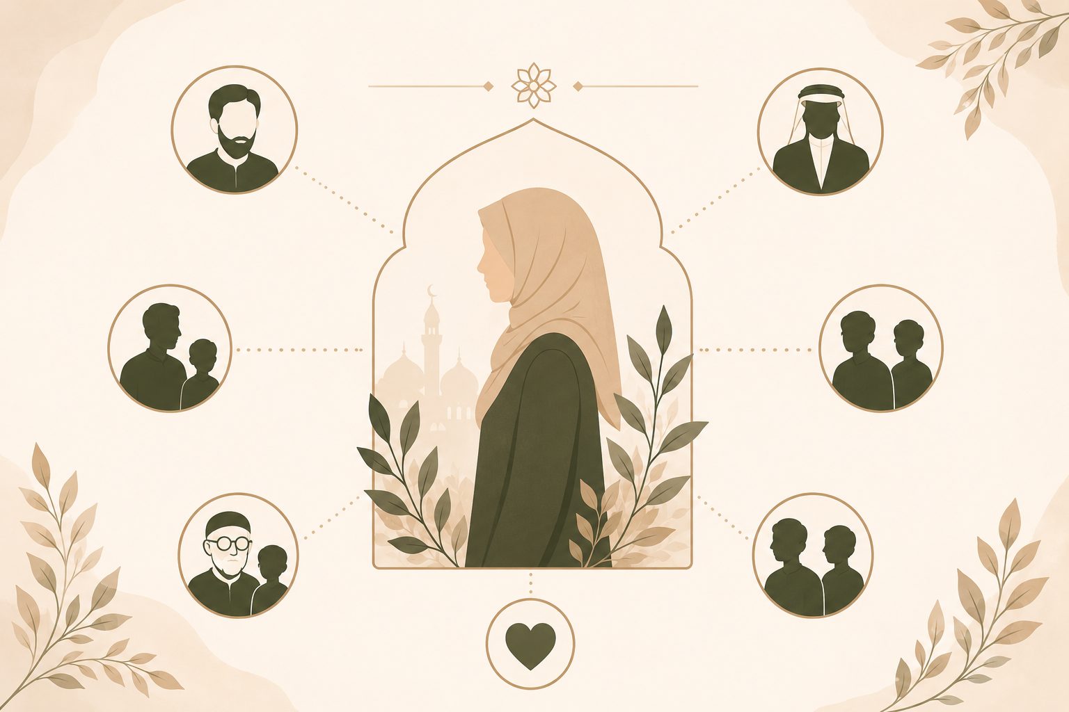 Les mahrams par lien de sang (nasab)